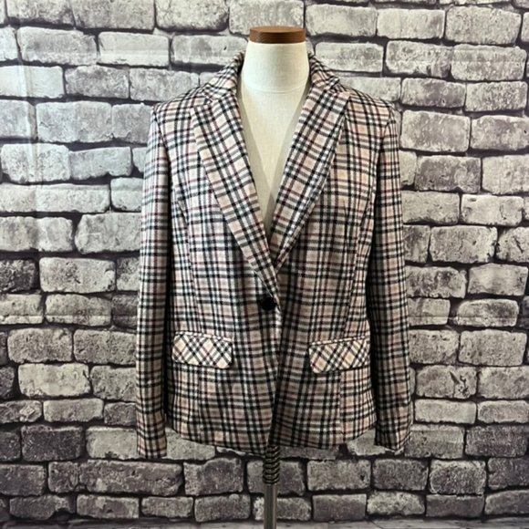 Torrid NWT Plaid Fully Long Sleeve Jacket Size M/L - Picture 1 of 10